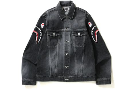 bape shark denim jacket